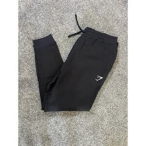 Men's XXL Black Gymshark Joggers NEW Sweatpants Pockets Drawstring